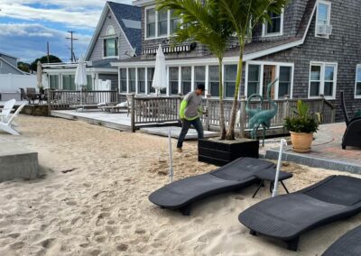 Tropical Plant and Beachscape Installation Project in Greenwich, CT